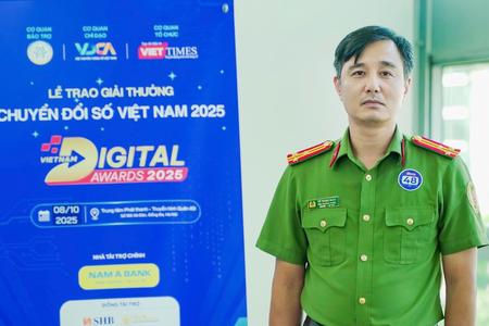 Thượng tá công an được VDA 2025 vinh danh nói về kế hoạch ứng dụng công nghệ tại sân bay thông minh